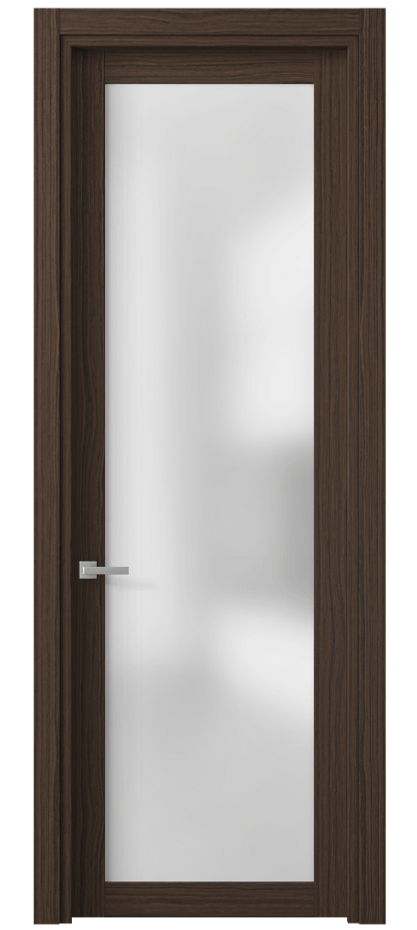 Межкомнатная дверь Планум 2102 Экзотик трюфельный матовый Сатинированное стекло Цена 67830 ₽ | Volhovec