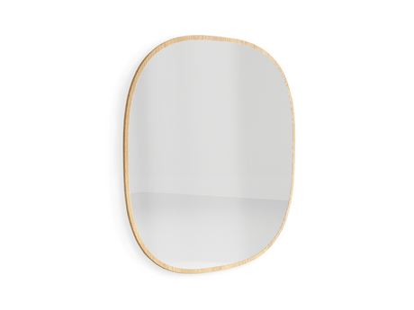 Мебель Зеркало настенное Примо 105×105 см. Цвет Дуб соломенный матовый. Материал Массив дуба матовый. Коллекция Зеркало настенное Примо 105×105 см. Картинка.