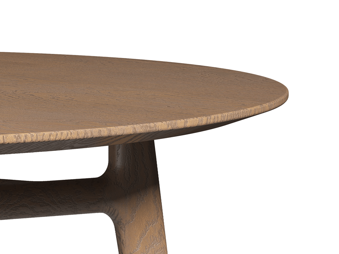 Стол Primo обеденный круглый Дуб туманный матовый