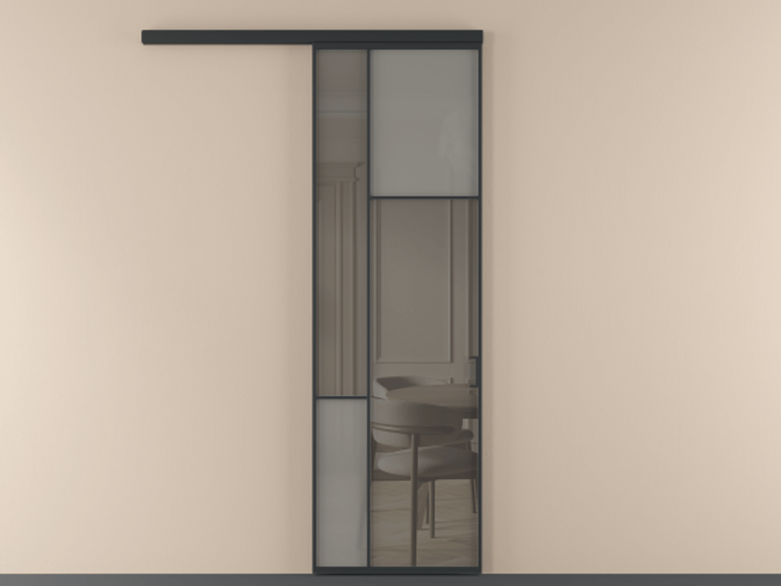 Перегородка Mosaic вдоль стены одностворчатая #VENDORCODE# #FURNISH# #GLASS# Цена #PRICE# #CURRENCY# | Volhovec