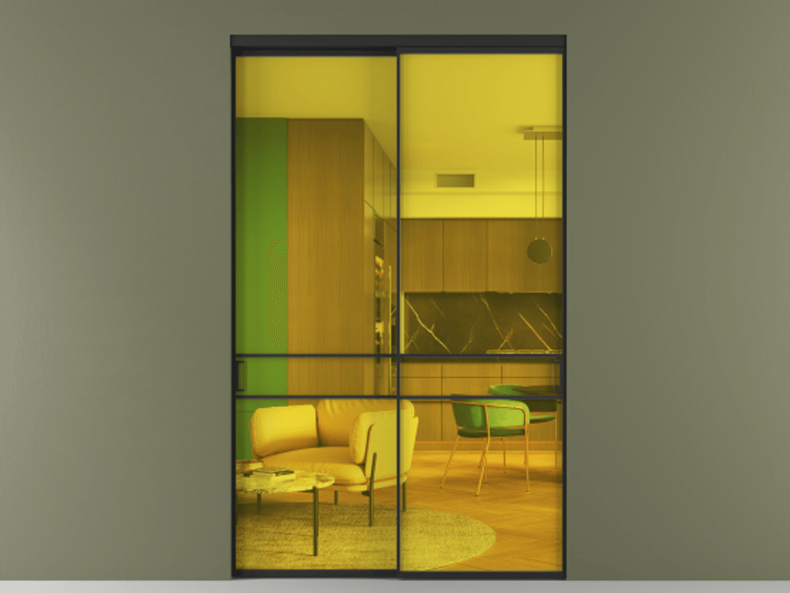 Перегородка Formato внутри проёма двустворчатая #VENDORCODE# #FURNISH# #GLASS# Цена #PRICE# #CURRENCY#  | Volhovec