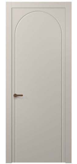 Дверь межкомнатная 8647 МСБЖ. Цвет Матовый светло-бежевый. Материал Гладкая эмаль. Коллекция Альба. Картинка.