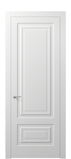 Дверь межкомнатная АКП 8441 МБЛ Матовый белоснежный. Цвет Матовый белоснежный. Материал Гладкая эмаль. Коллекция Маскот. Картинка.