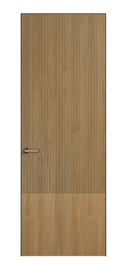 Дверь межкомнатная 8203 ДПШ.М. Цвет Дуб пшеничный матовый. Материал Массив дуба матовый. Коллекция Вельвет. Картинка.