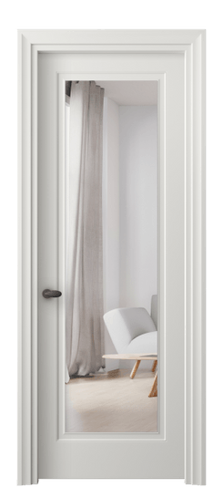 Дверь межкомнатная 8503 МСР ЗЕР. Цвет Матовый серый. Материал Гладкая эмаль. Коллекция Эссе. Картинка.