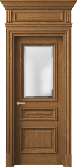 Дверь межкомнатная 7304 ДПР.М САТ-Ф. Цвет Дуб пряный матовый. Материал Массив дуба матовый. Коллекция Антик. Картинка.