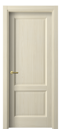 Дверь межкомнатная 1421 МОЯ. Цвет Молочный ясень. Материал Сиплекс ламинатин. Коллекция Галант. Картинка.