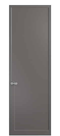 Дверь межкомнатная 7502 МКЛС. Цвет Матовый классический серый. Материал Гладкая эмаль. Коллекция Софтформ. Картинка.