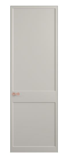 Дверь межкомнатная 7521 МОС. Цвет Матовый облачно-серый. Материал Гладкая эмаль. Коллекция Софтформ. Картинка.