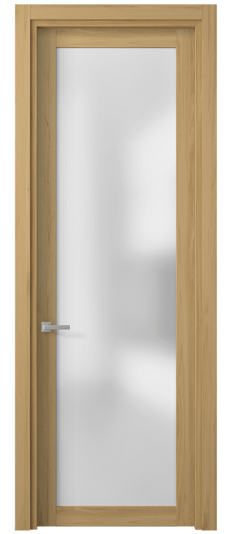 Дверь межкомнатная 2102 СЛВ САТ. Цвет Солнечный вяз. Материал Ламинатин. Коллекция Планум. Картинка.