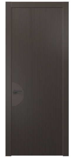 Дверь межкомнатная 8624 МАН . Цвет Матовый антрацит. Материал Гладкая эмаль. Коллекция Дюна. Картинка.