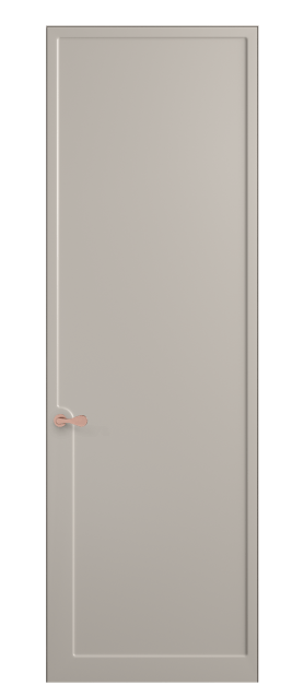 Дверь межкомнатная 7502 МСБЖ. Цвет Матовый светло-бежевый. Материал Гладкая эмаль. Коллекция Софтформ. Картинка.